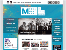 Tablet Screenshot of mformontreal.com